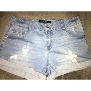 WAX jean shorts